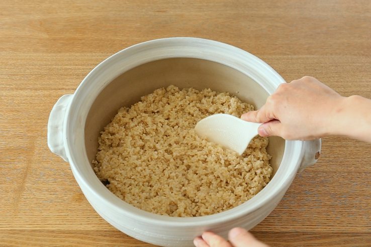 玄米を土鍋で炊く方法