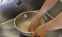 土鍋でのご飯の炊き方1