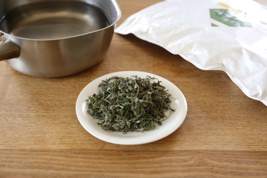 よもぎ葉のゆで方 アク抜き方法